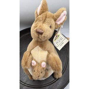 Gund Disney Classic Pooh Kanga and Baby Roo 9 Inch Kangaroo Plush Stuffed Toy